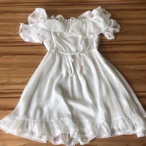 Hello Molly White Short Dress
